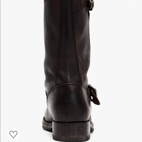 Frye Veronica Shortie in Rustic Black, sz 10 - Picture 8 of 16